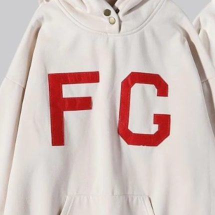 Sudadera con capucha ESSENTIALS FG blanca