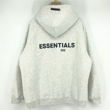 Sudadera con capucha gruesa Essentials Fleeces gris claro