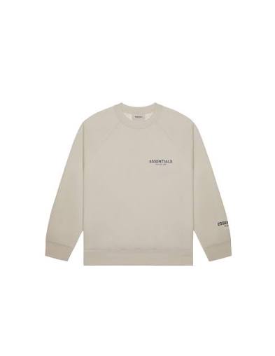 Essentials Taupe Sweatshirt Cotton