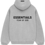 Sudadera con capucha Essentials Fleeces Thick Light en gris