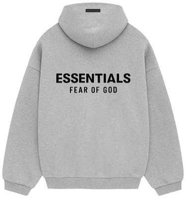 Sudadera con capucha Essentials Fleeces Thick Light en gris
